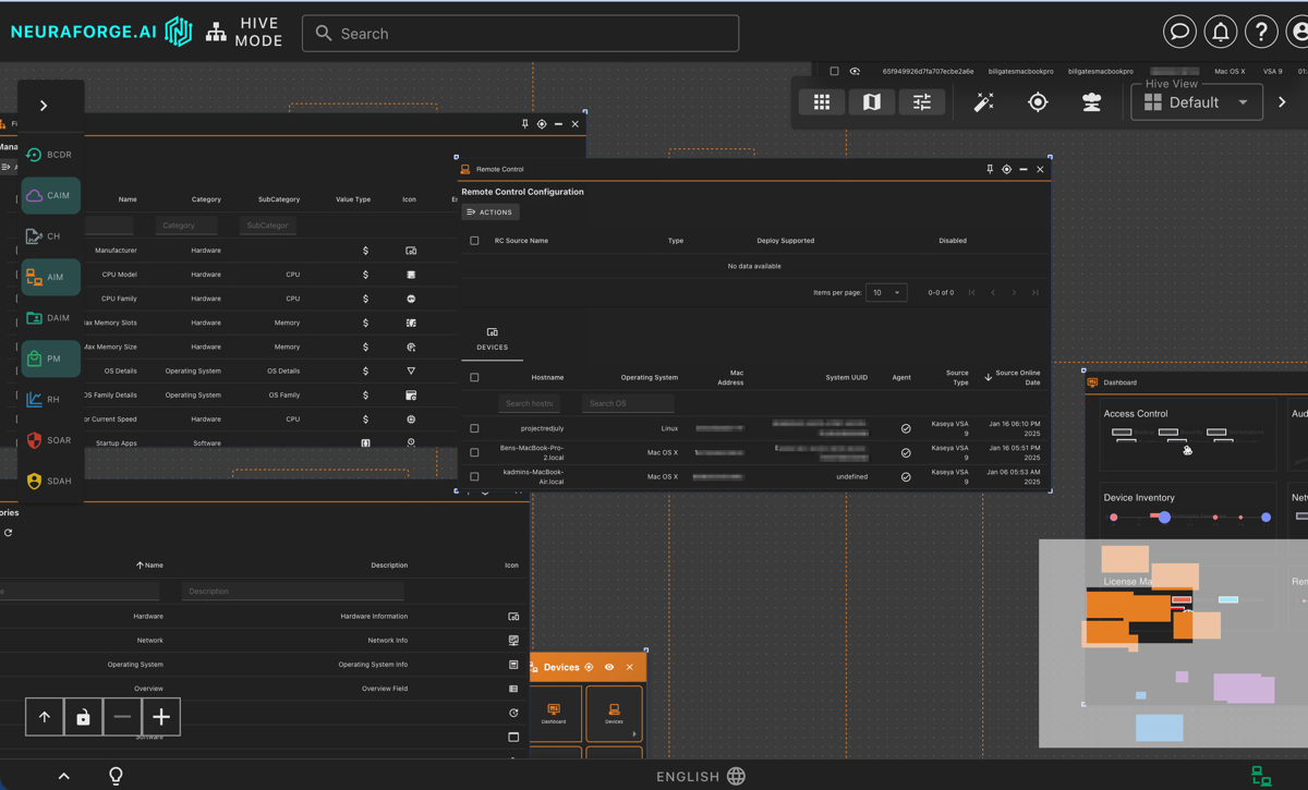 Hive screenshot
